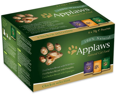 Applaws Chicken Selection Adult Wet Cat Food 6 x 70g Pouch - 70G